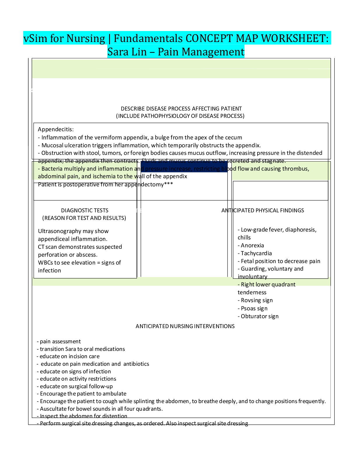 Preview image for NURS 1102 Fundamentals of Nursing-SaraLin Clinical Worksheets Deep Patel